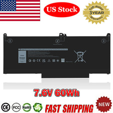 MXV9V Battery 60Wh For Dell Latitude 5300 5310 7300 7400 5VC2M N2K62 829MX