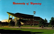 Postcard - War Memorial Stadium University of Wyoming Laramie Wyoming 0556