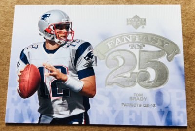 2006 UD - TOM BRADY - *RARE* FANTASY TOP 25 #F25-BR - PATRIOTS 7XSB G.O.A.T $$$