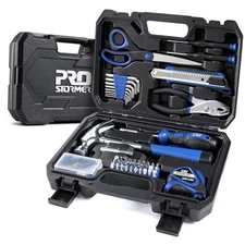  93-Piece Tool Kit, Basic Household Repair Tool Set with Toolbox Storage Case, 
