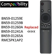 Universal Remote BN59-01259B Fit Samsung Smart LED 4K UHD 4 5 6 7 8 Series TV