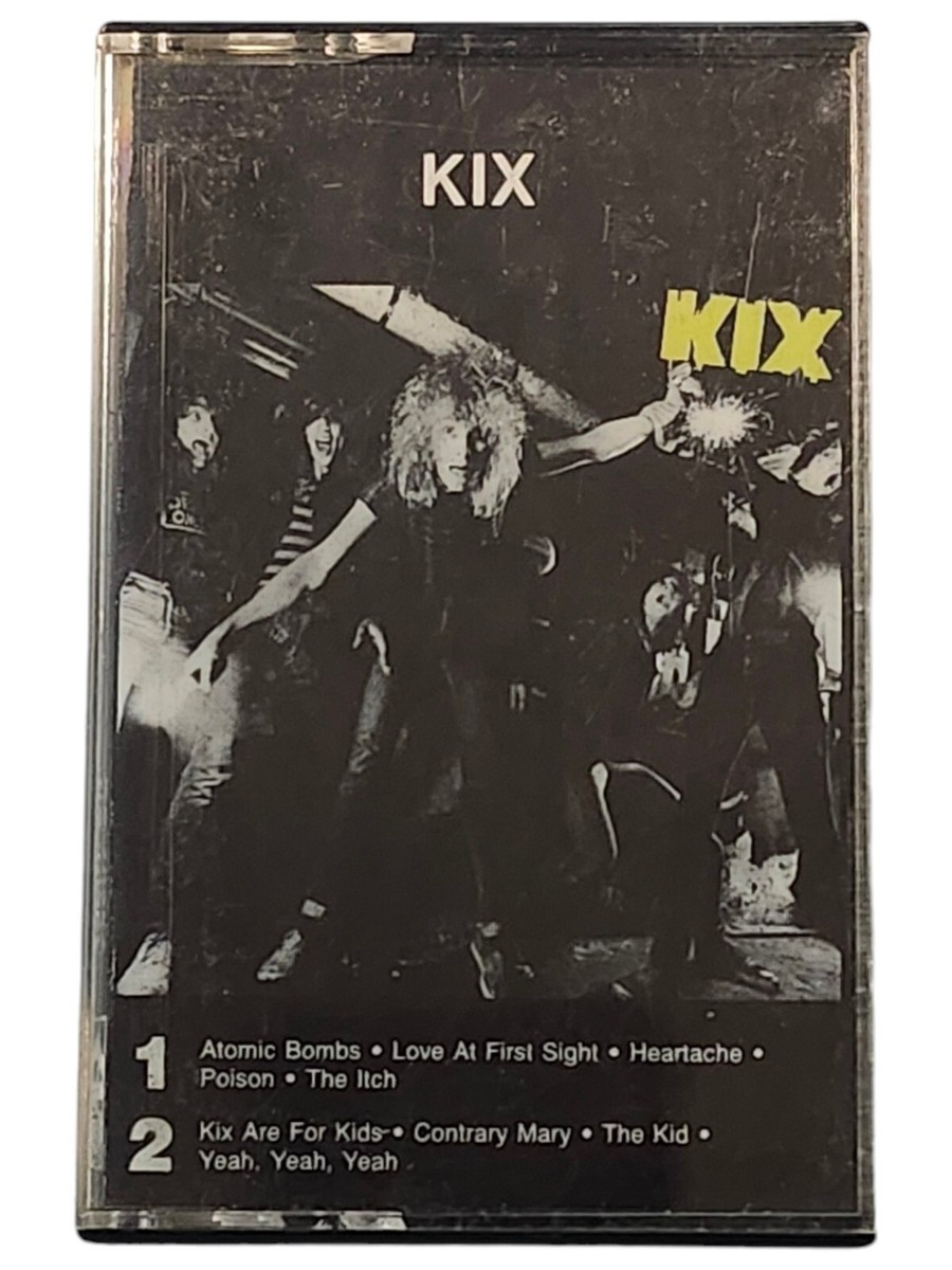 KIX by Kix - 1981 Self Titled Cassette Tape Atlantic Records Free
