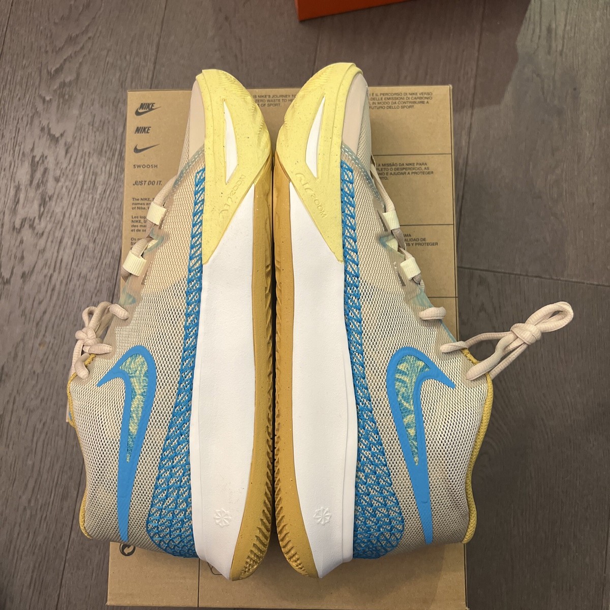 Nike Kyrie Flytrap 6 Sanddrift Baltic Blue Basketball Shoes DM1125-100 Mens 7.5 Nike Kyrie Flytrap 6 Sanddrift Blue Lightning Basketball  main image 4