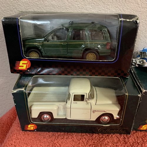 SUPERIOR DIE CAST (lot Of 6) Scale FRICTION PULL BACK Chevy Ford Lincoln - Picture 4 of 12