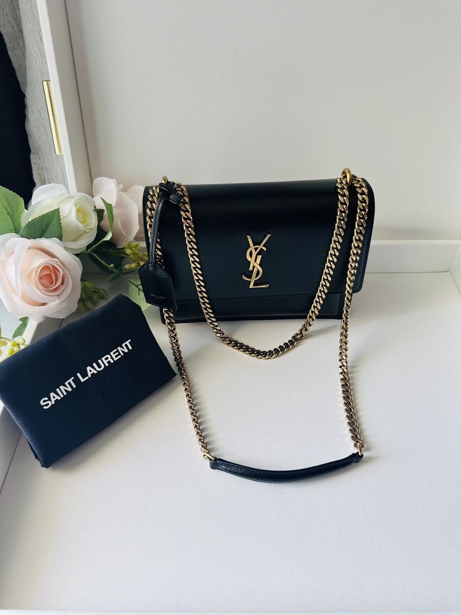 ysl Saint Laurent Women's' June Box Shoulder Bag in Black | LN-CC®