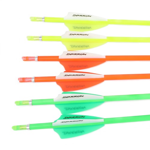 32" Pure Carbon Arrows SP400-1000 Vanes ID4.2 Compound RecurveBow Hunting Target - Picture 8 of 17