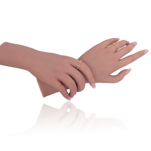 Lifesize Silicone Hand Mannequin Stand Fake Hand Model For Watch Jewelry Display - Picture 2 of 11
