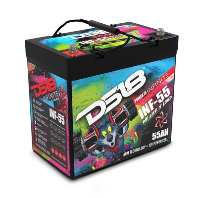 DS18 INF-55AH INFINITE 55 AH 1750 Watts AGM Power Cell 12 Volt Battery