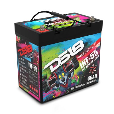 #ad #ad DS18 INF 55AH INFINITE 55 AH 1750 Watts AGM Power Cell 12 Volt Battery $206.36