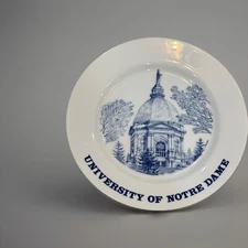 University of Notre Dame Golden Dome Limited Edition Collectors Ceramic Plate