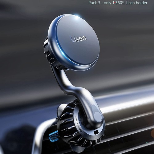 Universal Car Mobile Phone Holder Magnetic Air Vent iPhone 14 13 12 Max Samsung - Picture 34 of 45