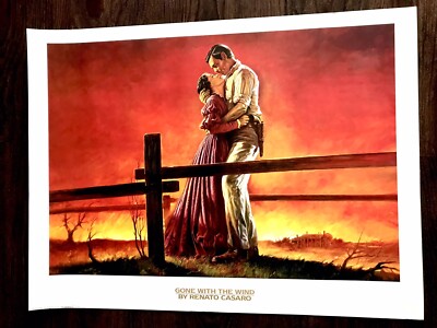 Vom Winde verweht - Gone with the Wind Plakat Poster by Renato Casaro, TOP