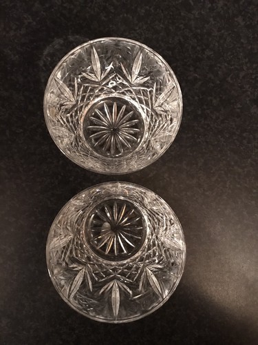 2 Large Crystal Tumbler Glasses New Heavy Items - Picture 9 of 9
