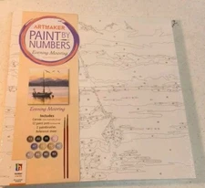 Hinkler ArtMaker Evening Mooring Paint By Numbers Kit New