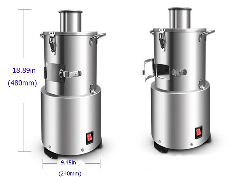 Peladora de ajo eléctrica 110V para ajo seco 0-35kg/h Foto 3 de 4