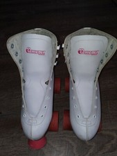 Chicago Women's Classic Roller Skates - Premium White Quad Rink Skates - Size 4