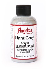 Angelus Brand Acrylic Leather Paint Waterproof - Light Grey Color - 4.oz