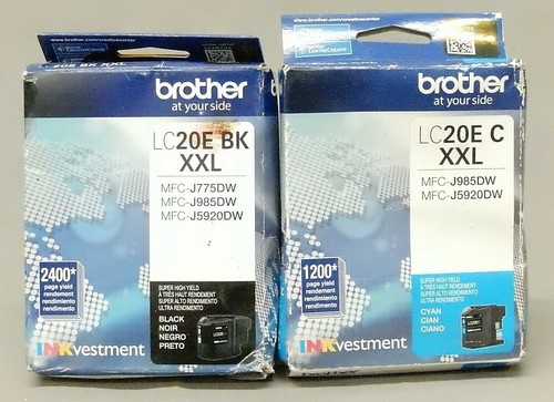 Buy Brother LC20E XXL Black Cyan Ink 