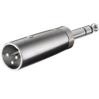Audio Mikrofon Adapter Aux Xlr 3 Polig Pins Stifte Auf 6,3Mm Klinke Stecker