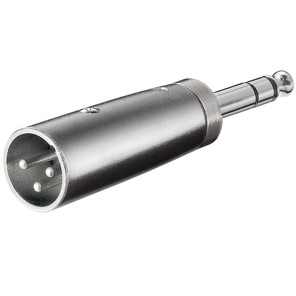 Audio Mikrofon Adapter Aux Xlr 3 Polig Pins Stifte Auf 6,3Mm Klinke Stecker-image