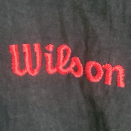 Wilson Tennismantel, rot weiß und schwarz Reißverschluss Gr. XL - Bild 5 von 8