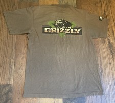 Vintage Yamaha ATV Grizzly T Shirt USA Single Stitch Large Motor sports Brown