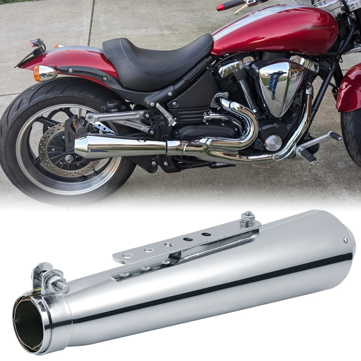 Motorcycle Silencers, Mufflers & Baffles for Yamaha Road Star for