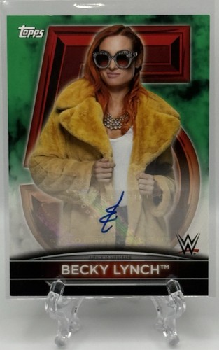 Becky Lynch #5A-BL 2021 Topps WWE Women's Division 5th Anniversary Championship Autographs card