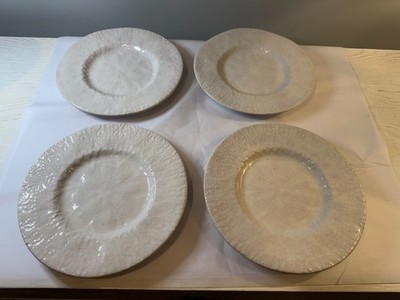 Vietri Viva Lace White Salad Plates, Set Of 4 (A)