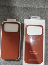 READ * Genuine Original iPhone 17 Pro Max Silicone Case  - TerraCotta READ *
