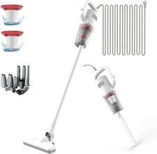 Stick Corded Handheld Vacuum Cleaner 26ft Cord Electric Broom for Pet Hair Ha...