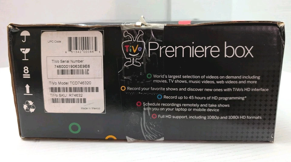 TiVo Premiere Series 4 Model TCD746320 1080p 45 HD Hours BRAND NEW  - Image 4 of 4