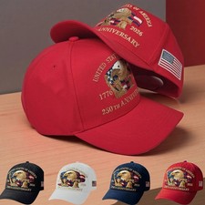 Baseball Cap United States 250th Anniversary Hat 3D Embroidery Craftsmanship