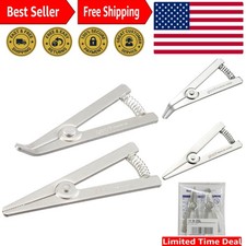 Heat Dissipation Clip Set - Aluminum Soldering Safety Clips, L-shaped  Straight