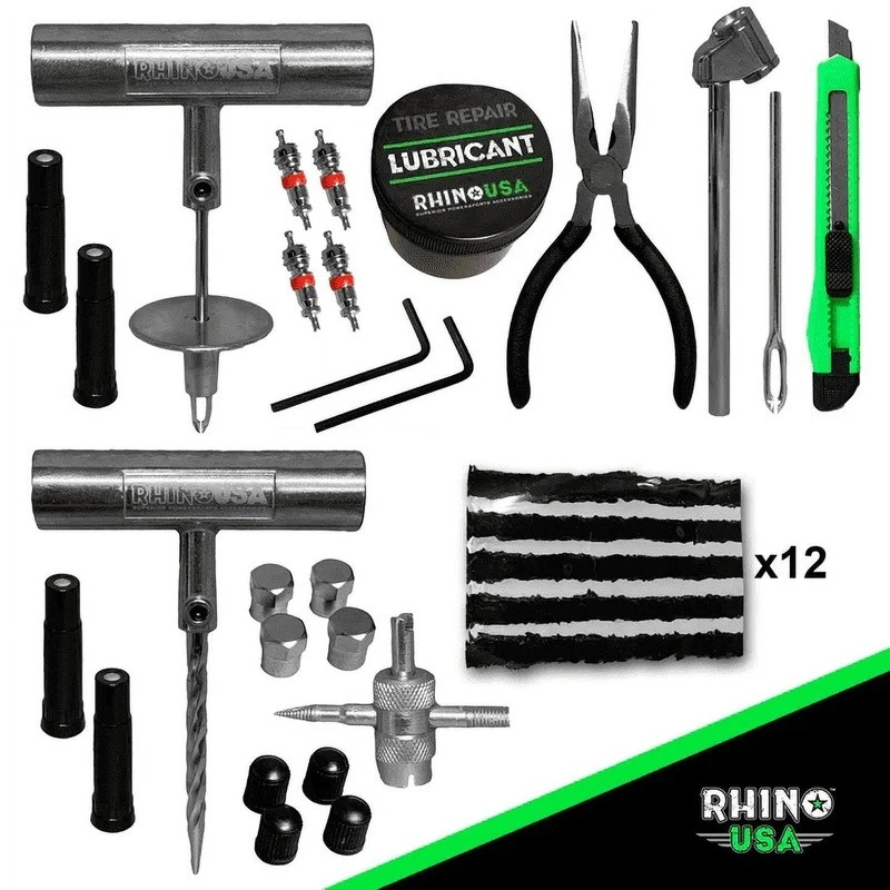 Kit de reparación de tapones de neumáticos de alta resistencia 86 piezas automóviles motocicletas vehículos todo terreno autocaravanas remolques nuevo Foto 3 de 4
