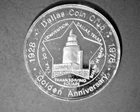 ONE OUNCE SILVER ROUND COMMEMORATING DALLAS, TX COIN CLUB'S GOLDEN ANNIVERSARY