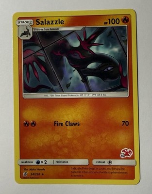Pokemon Battle Academy #034/236 Salazzle  (#49 Charizard Stamped)
