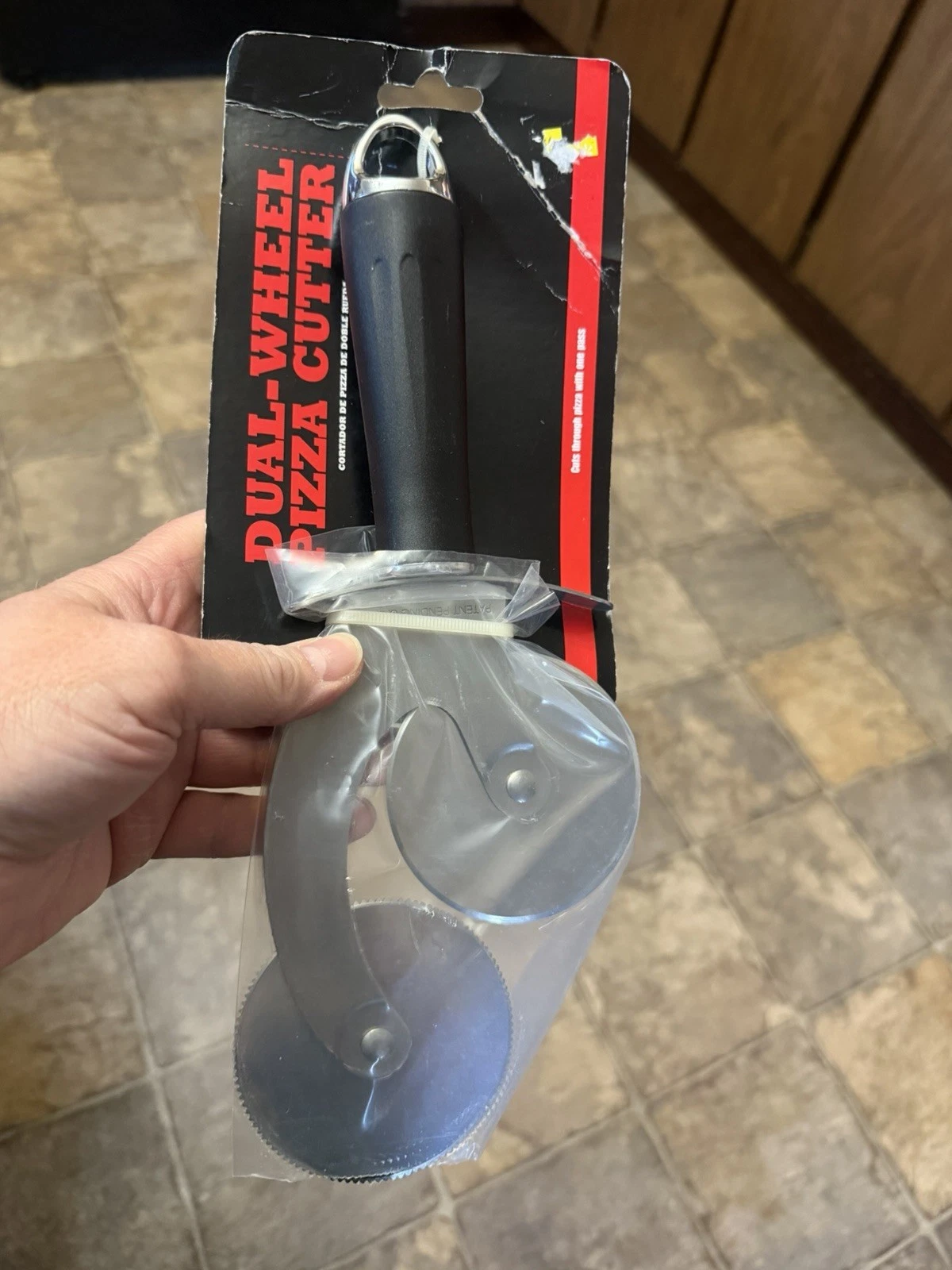 Rare Dual Wheel Pizza Cutter Cuts Through Pizza With One Pass New 2016
Opens in a new window or tab