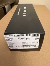 Oakley Men  s OX8187 Cerebral Prescription Eyewear Frames, Polished Black/Demo