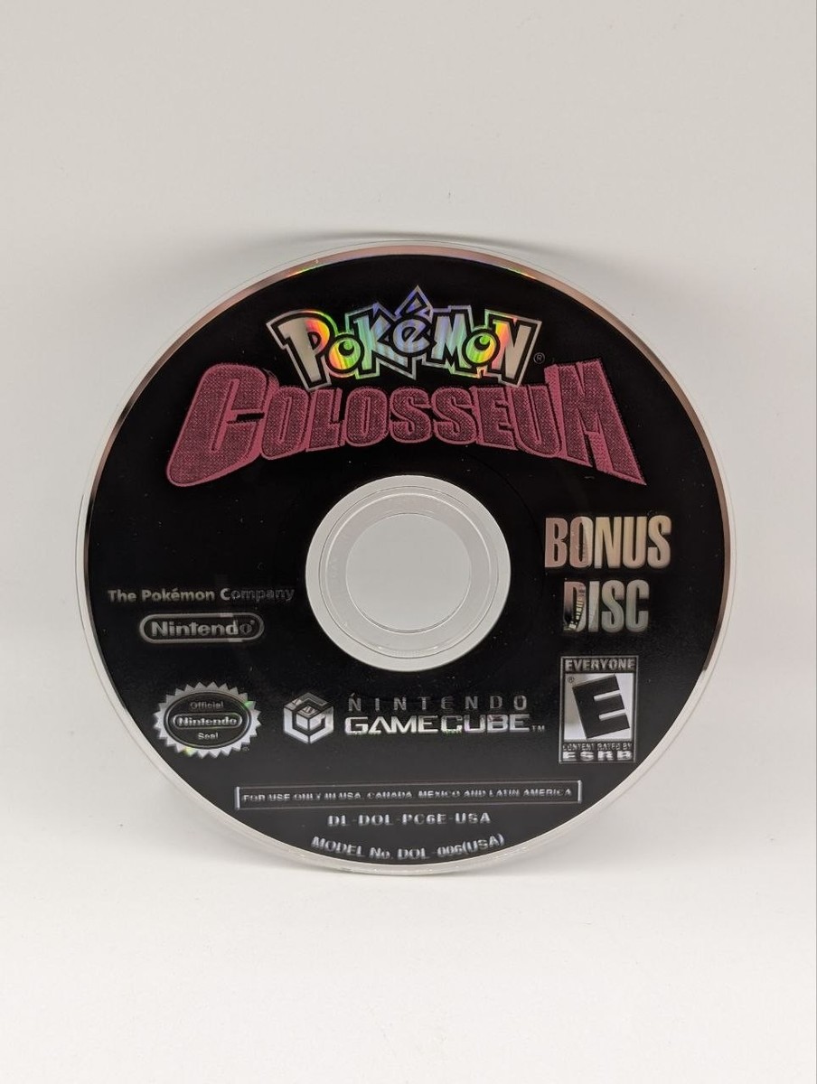 Pokemon Colosseum Bonus Disc GameCube Jirachi Wish Maker Promo