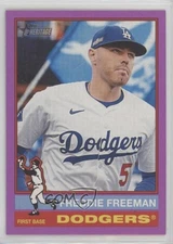2025 Topps Heritage Light Purple Border Freddie Freeman #206