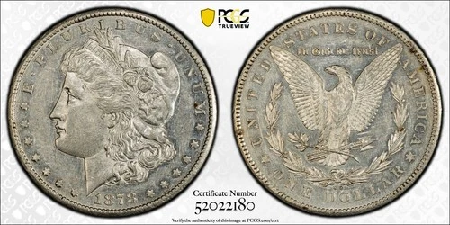 1878 CC CARSON CITY Morgan Silver $1 Dollar PCGS Cleaned-AU Detail (#1025)