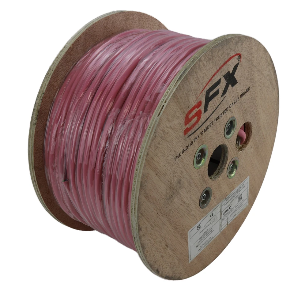 SFX Pro 4 Core 30 Strand x 0.25mm 16AWG 300V LSZH Copper Speaker Cable 100m Pink - Image 2 of 4