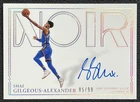 SHAI GILGEOUS-ALEXANDER 2020-21 PANINI NOIR #SHA-SGA SHADOW SIGNATURES AUTO /99