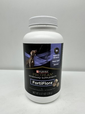 Purina Pro Plan FortiFlora Probiotic Chewable Tablets for Dogs, 90 Ct Exp 10/26