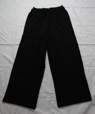 Skims Women's Exposed Boxer Double Waistband Pants NN7 Onyx Black Medium NWT