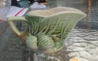 McCoy Pottery Creamer Pinecone Green Brown Vintage 1940's. BGC