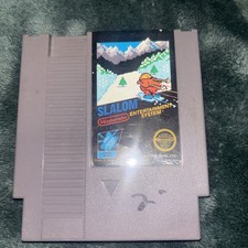 Slalom Nintendo Entertainment System (NES) game cartridge.