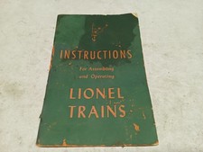 Lionel vintage Instructions For Assembling And Operating Lionel Trains 27