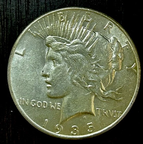 1935 Peace Silver Dollar Better Date  AU - 24770
